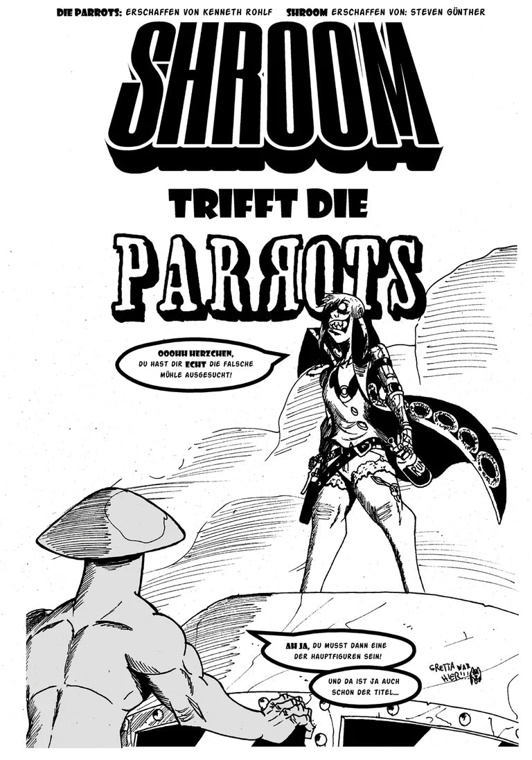Shroom trifft die Parrots
